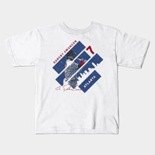 Dansby Swanson Atlanta Stripes Kids T-Shirt